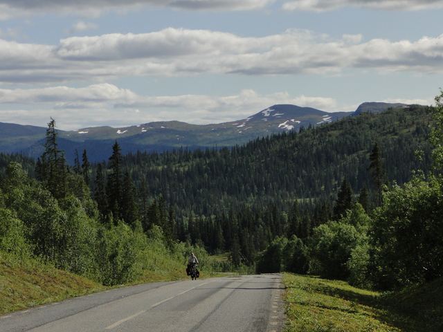Auf dem Vildmarksvägen